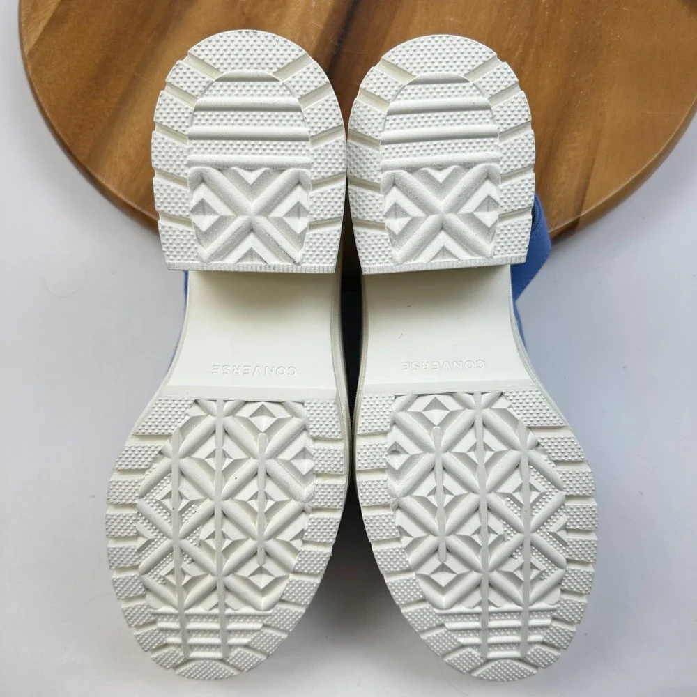 New Womens Vans Chuck 70 De Luxe Heel Slingback Blue Sandal Shoes Size 10 M NWOB